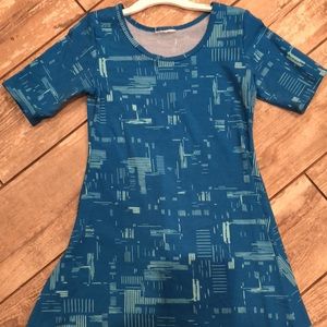 Girls LuLaRoe Adeline dress size 8